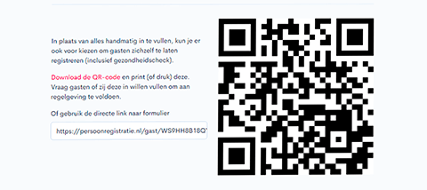 Terrasregistratie blok